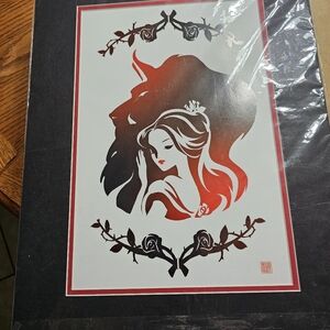 14x18 Beauty and the Beast Art Print.
